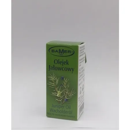 BAMER OLEJEK ETERYCZNY JAŁOWCOWY 100% NATURALNY
