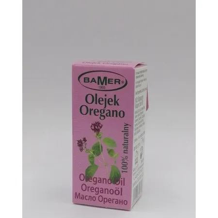 BAMER OLEJEK ETERYCZNY Z OREGANO 100% NATURALNY