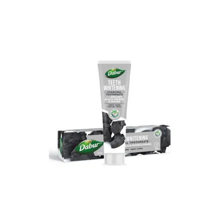 Dabur Pasta do zębów z węglem aktywnym, organicznym pieprzem i imbirem