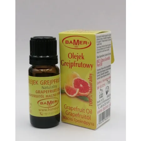 BAMER OLEJEK ETERYCZNY GREJPFRUTOWY 100% NATURALNY